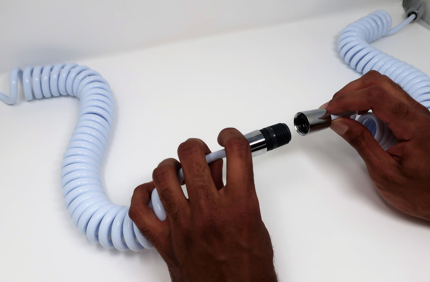 Recoil Hose Extension and Connector
