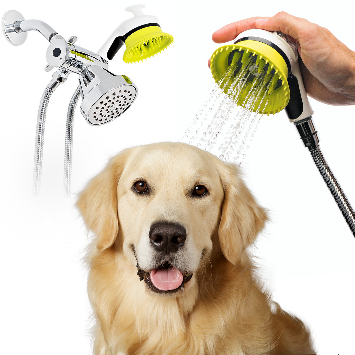 Shower Head Hose Easily Rinses Your Pet