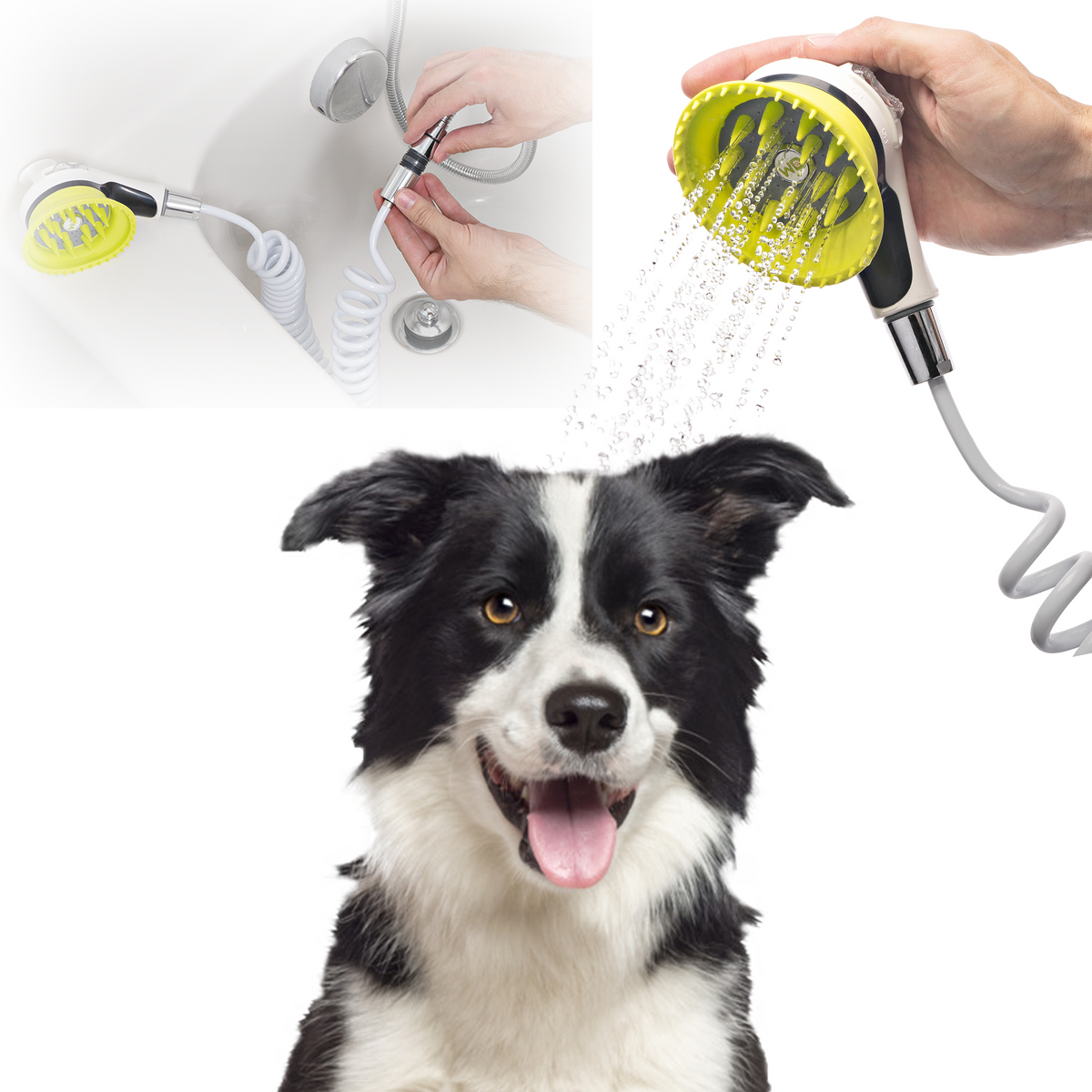Dog wash hand held shower clearance