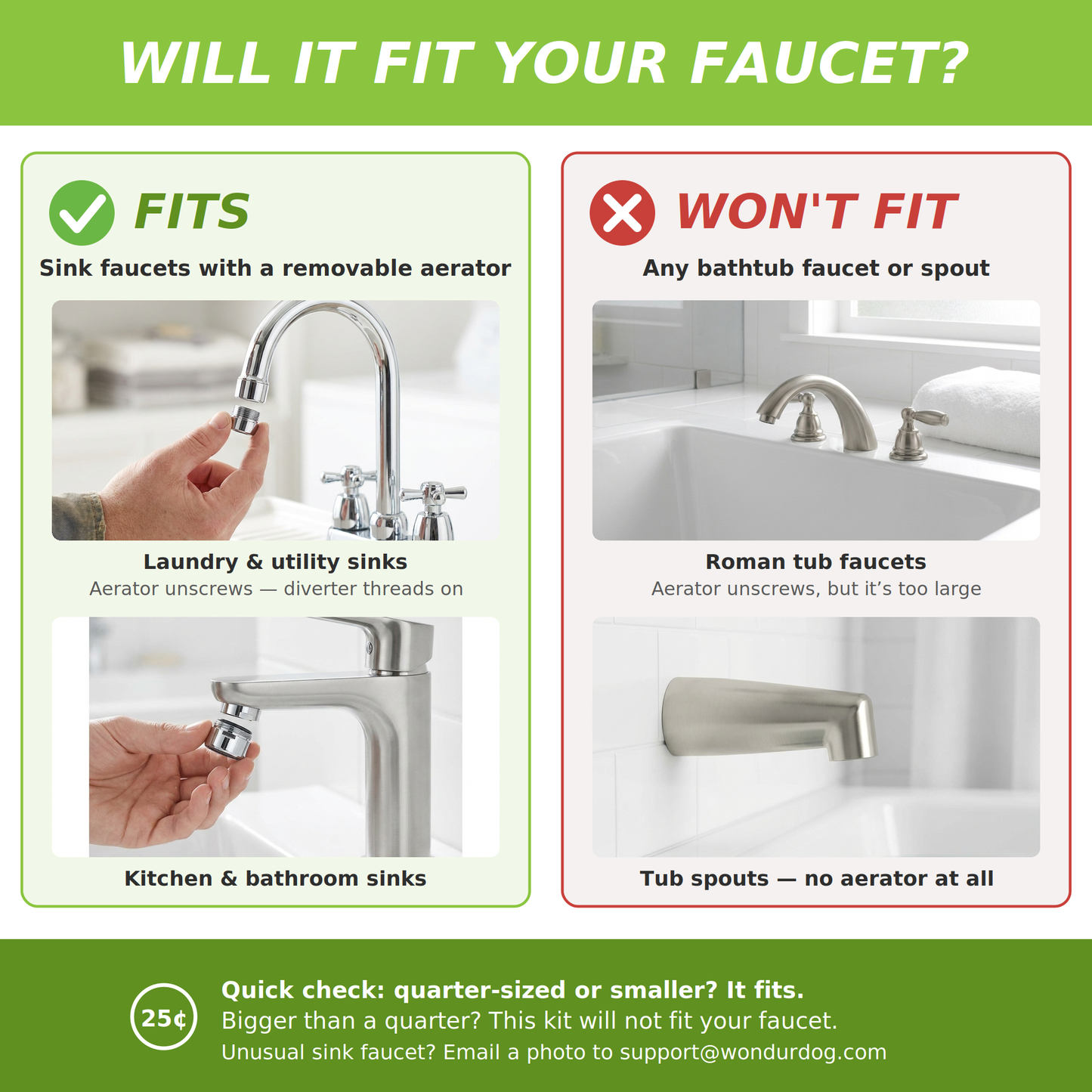 Dog Wash Sink Faucet Sprayer Attachment with Splash Shield and Rubber Grooming Teeth. Fits Kitchen, Bathroom, Utility & Laundry Sink Faucets. Bonus Garden Hose Attachment