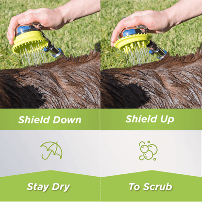 Wondurdog Deluxe Indoor/Outdoor Dog Wash Kit for Shower + Garden Hose with Water Pressure Control