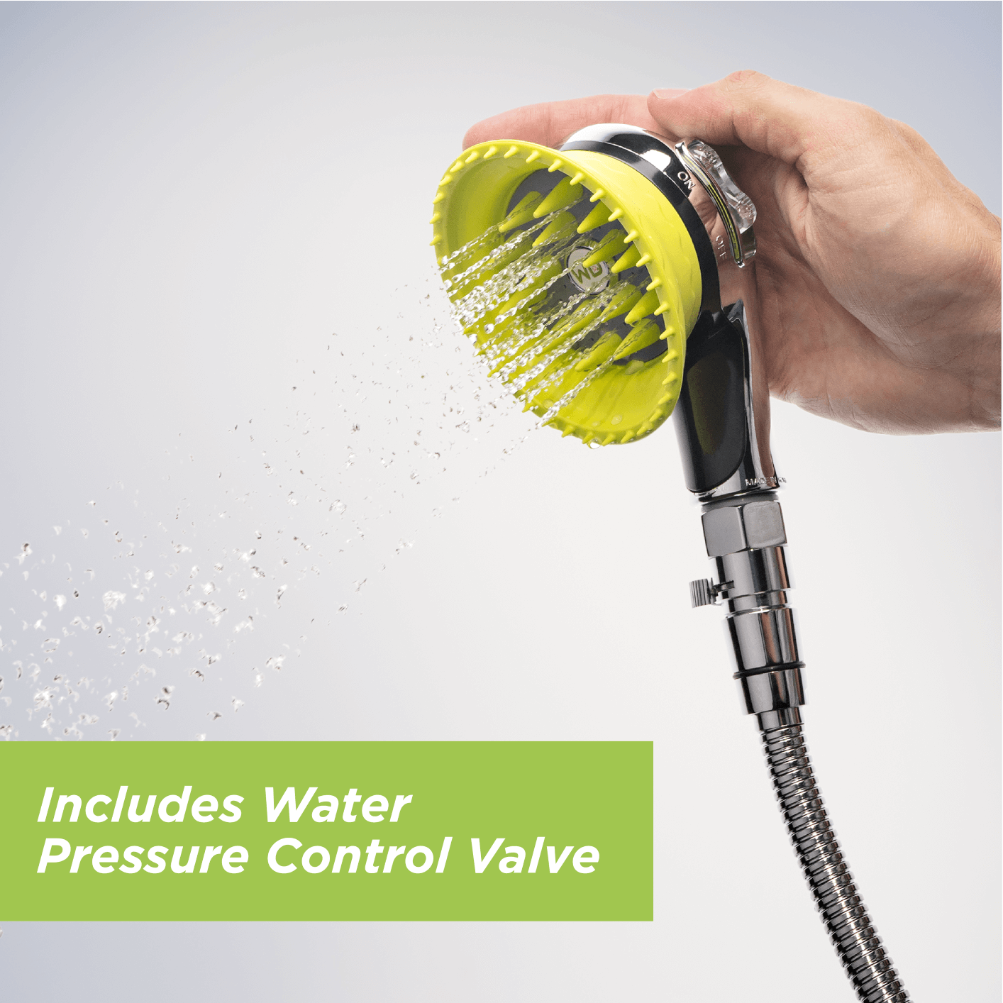 Wondurdog Deluxe Indoor/Outdoor Dog Wash Kit for Shower + Garden Hose with Water Pressure Control