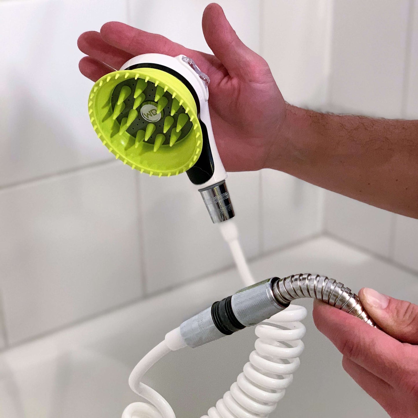 Wondurdog Dog Wash Attachment for Handheld Showers and Garden Hose Attachment
