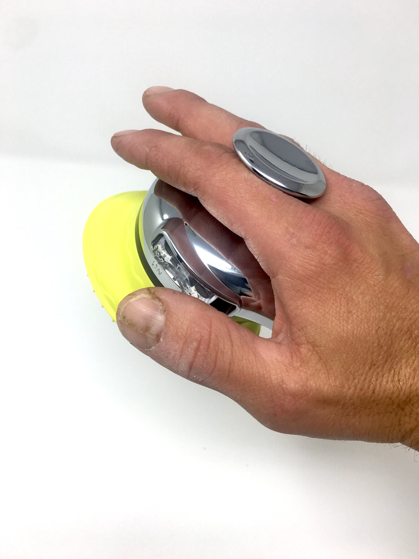 Wondurdog Deluxe Shower Brush with Rubber Grooming Teeth, Splash Shield and Water Pressure Control (*Shower Brush Only)