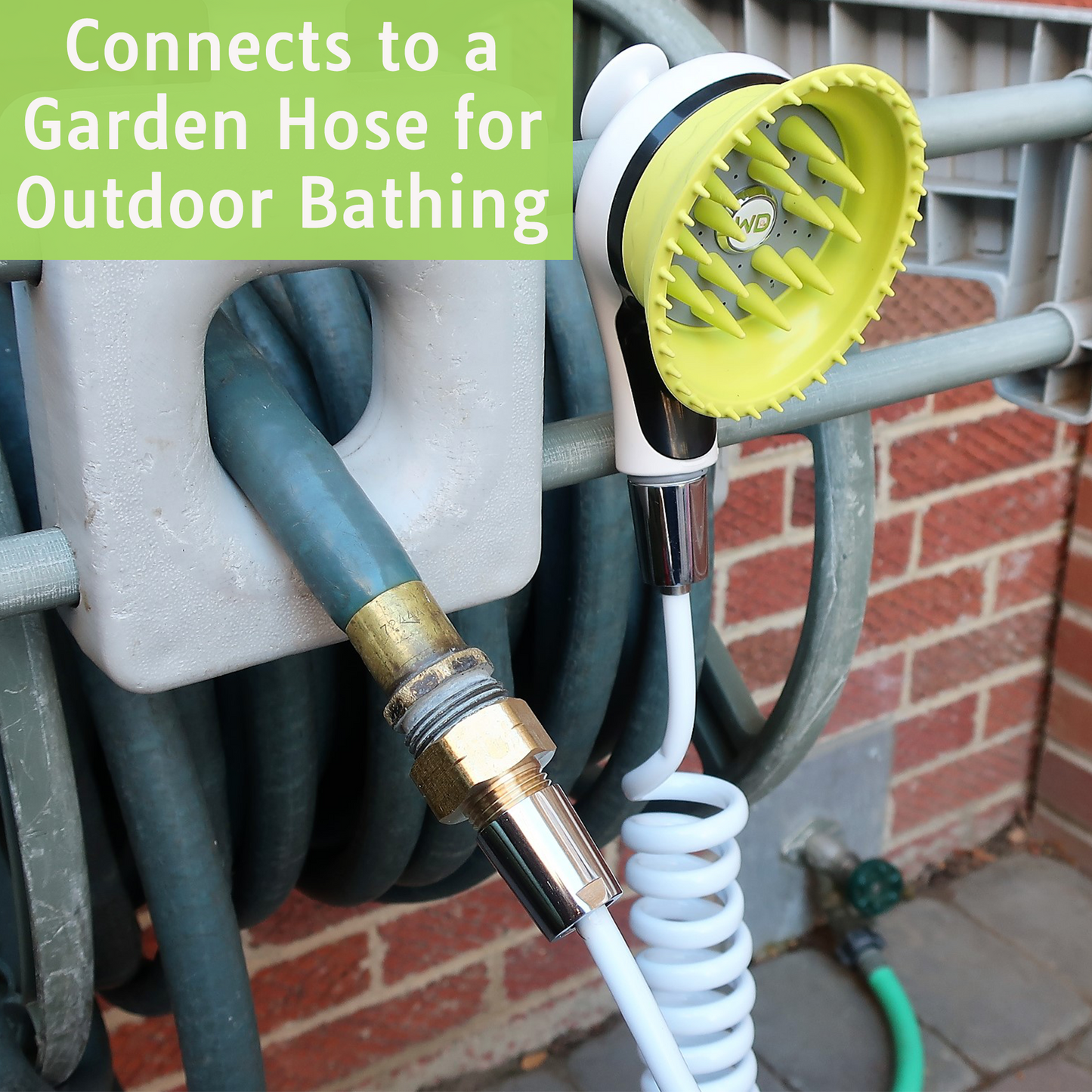 Wondurdog Dog Wash Attachment for Handheld Showers and Garden Hose Attachment