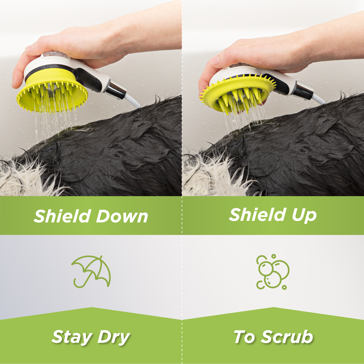Wondurdog Dog Wash Attachment for Handheld Showers and Garden Hose Attachment
